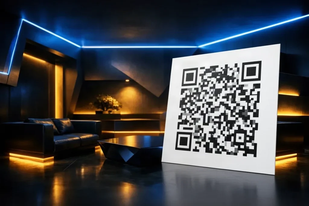 Ảnh minh hoạ mã vuông trừu tượng cho mục tải app hướng dẫn BJ888